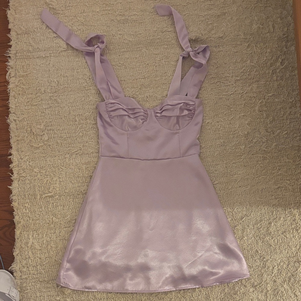 Lucy in the Sky Lavender Mini Dress